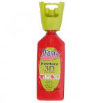 Peinture Diam's 3D 37 ml Brillant Rouge profond raudona