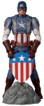 MAFEX CAPTAIN AMERICA Kapitonas Amerika Auk&scaron;tis 160mm Dažyta veiksmo figūrėlė Nr.220 (Klasikinis kostiumas) apytiksliai. Ne masto gray