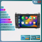 Hizpo 8 Automobilio radijas Mercedes Benz W169 W245 B200 W906 Sprinter W639 Vito, belaidis CarPlay Android Auto 4G DSP RDS 2din DVD, i&scaron;manusis ekranas P2CP 4Core 2G 32G AI