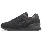New Balance NB 574 Retro Suede Audinys Sintetinė Oda Žemi Kasdieniai Bėgimo Bateliai Moteri&scaron;ki Kedai Juodi WL574FHA 36