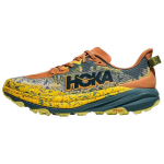 Hoka One One Speedgoat 6 Universalūs Patogūs Smūgius Sugeriantys Patvarūs At&scaron;okantys Žemi Bėgimo Bateliai Vyri&scaron;ki Sportbačiai Geltoni Oranžiniai 1147791-TTT 43⅓ yellow