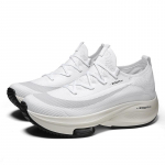 Unisex Madingi Vyri&scaron;ki Sportbačiai Suvarstomi Apvaliu Priekiu Su Amortizacija Bėgimo Bateliai Moteri&scaron;ki Treniruokliai Lenktyniniai Kvėpuojantys Poriniai Teniso Bateliai 36 balta