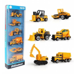 12in1 lengvojo lydinio inžinerijos sunkvežimiai 1:64 mini statybinių modelių transporto priemonės mini lydinio automobiliai krautuvas traktorius ekskavatorius žaislas berniukams dovanos