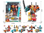 5-in-1 Transformuojami Predaking žaislai Anime Devastator KO G1 Robotas Veiksmo figūrėlė Modelis Berniukas Vaikai Vaikas Dovana