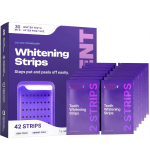 1-3x violetinės balinančios dantų juostelės kasdieniam naudojimui &Scaron;velni formulė Apsauga nuo emalio ir dėmių &scaron;alinimas 2Pcs