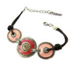 Les Tr&eacute;sors De Lily [D9661] - Bracelet Cr&eacute;ateur 'Byzance' Rose ry&scaron;kiai rožinė