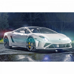 5D &bdquo;pasidaryk pats&ldquo; apvalus deimantinis dažymas automobilių peizažas kryželiu Siuvinėjimas 3D deimantinis kra&scaron;tovaizdis deimantinis siuvinėjimas 20X30CM