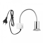 Decdeal 25 W halogeninė &scaron;iluminė lempa UVA UVB kaitinimo lempos &scaron;ildytuvo lemputė ropliams driežas vėžlys EU Plug sidabras