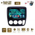 &bdquo;Android&ldquo; automobilio stereofoninis radijas, skirtas &bdquo;Honda CRV 1995&ndash;2001&ldquo; automobilio multimedijos grotuvui, DVD garsiakalbiams, galvos įrenginiui, garso įra&scaron;ymui, WIFI, 1+16 GB