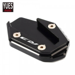 Motorcycle Accessories CNC Aluminum Side Stand Kickstand Extension Enlarger Plate stands For YAMAHA YZF R3 ABS 2015- juoda