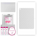 apgo Protective Skin Sticker for the back compatible with Apple iPad Air, Wrap Film, Foil, Vinyl - Pattern Transparent Carbon