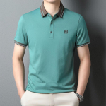 Auk&scaron;tos Kokybės Vyri&scaron;ki Medvilniniai Mar&scaron;kinėliai Trumpomis Rankovėmis Vasaros Nauji Laisvalaikio Polo Mar&scaron;kinėliai Vyri&scaron;ki Mar&scaron;kinėliai Pusiau Rankovėmis Apatiniai Mar&scaron;kinėliai Madingi M