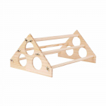 Vi&scaron;tiena, treniruočių vi&scaron;tidė, medinė vi&scaron;tienos kepimo baras, Chick Jungle Gym vi&scaron;tidės žaislas, skirtas bendradarbiavimui ir pramogoms, 16,14 x 10,63 x 7,08 One Size geltona