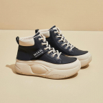 Moteri&scaron;ki laisvalaikio stambios platformos, neslystantys, suvarstomi sportiniai trumpi bateliai PU odiniai vaik&scaron;čiojimo batai Patogūs auk&scaron;ti sportbačiai moterims