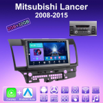 2 DIN Android Carplay Automobilinis Radijas Mitsubishi Lancer 2008-2015 Multimedijos Grotuvas Pagrindinis Įrenginys Stereo GPS Navigacija BT WIFI 2+32GB 2+32GB,A