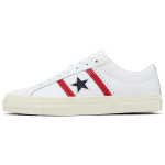 Converse One Star Academy Pro Balti Raudoni Mėlyni Unisex Kedai A08500C 37 white