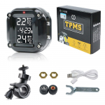 TPMS Motociklo Padangų Slėgio Jutikliai Motorinis TMPS Padangų Slėgio Stebėjimo Sistema 2 Ratų Padangų I&scaron;orinis Jutiklis Motociklui