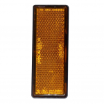 10pcs Rectangular Amber Orange Stick on Adhesive Reflectors for Trailer Truck CHINA