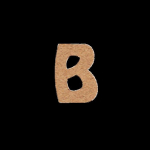 D&eacute;coration - LE GEANT DE LA FETE - Lettre en bois m&eacute;dium 15 cm - Beige - Adulte - Mixte