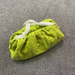 Nauja moteri&scaron;ka klostuota koldūno formos rankinė i&scaron; natūralios odos, debesies formos rankinė, pintas karvės odos rankinė per petį, crossbody rankinė, Ashi Ge to paties stiliaus Plain weave small size: 22 x 12 x 7CM