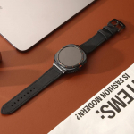 Odinė verslo apyrankė Samsung Galaxy Watch 8 Classic 46mm 44mm 40mm be tarpų, vyri&scaron;ka apyrankė Galaxy Watch 7 Ultra 47mm, prabangi lenkta galinė apyrankė Galaxy Watch Ultra 47mm juoda