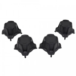 4 vnt. Rato stebulės dangtelis Juodas centrinis gaubtas Can-Am Maverick X3 Turbo R 2017-2020