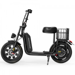 iScooter F7 1000W Elektrinis paspirtukas su 16 colių pneumatinėmis sniego padangomis, 48V/10.4Ah baterija, 45km/h maksimalus greitis ir 64km nuvažiuojamas atstumas 1000W&mdash;&mdash;F7 juoda
