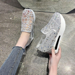 Madingi paslėpti plei&scaron;to formos sportbačiai moterims, aukso spalvos, sidabriniai, moteri&scaron;ki laisvalaikio bateliai, vaik&scaron;čiojimo vasariniai sportbačiai ant platformos, zapatillas mujer fvr44 40 sidabras