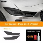 Jaguar XE XF XJ F Type I Pace E Pace F Pace Automobilio priekinių žibintų apsauginė tamsinta plėvelė Dūminė juoda TPU lipdukas Priedai I Pace 18-On