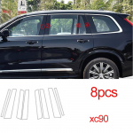 Skirta Volvo XC60 XC90 XC40 V90 V60 S60 S90 Priedai TPU Specialus automobilio langas Automobilio &scaron;oninis stulpelis Skaidri apsauginė plėvelė Lipdukas XC90 2015-2023