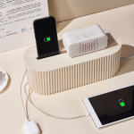 Buitinės elektros lizdų plok&scaron;tės organizatoriaus dėžutė, daugiafunkcinė kabelių tvarkymo dėžutė, duomenų kabelis, daugiafunkcis organizatorius ir apdailos elementas