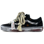 Vans Old Skool Neslystantys Atsparūs dilimui Žemi Kateboard batai Unisex Juodi Balti VN000D3HY28(Komanda679-) 40