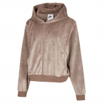 Nike Sportswear Chill Knit moteri&scaron;kas laisvas veliūrinis džemperis su užtrauktuku HJ0958-233 S
