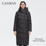 GASMAN 2021 Nauja žieminė pūkinė striukė, moteri&scaron;ka ilga, stora paltai su gobtuvu, &scaron;ilta moteri&scaron;ka prekės ženklo medvilniniai drabužiai Eleganti&scaron;kas retro parkas 8197 XXL