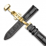 Laikrodžio apyrankė 18mm 19mm 20mm 21mm 22mm 24mm Calf Natūralios odos laikrodžio apyrankė Alligator grūdėta laikrodžio dirželis, skirtas Tissot Seiko 21mm