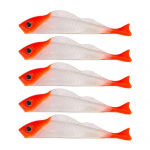 5 vnt Mink&scaron;tas masalas 2,7 g/7 cm 3D imituojamas žuvies akis Mink&scaron;tas sliekų žvejybos masalas Mažas mini natūralus plaukimo stiliaus masalas A