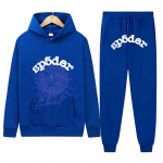2023 m. Europos ir Amerikos naujasis &bdquo;Young Thug Celebrity&ldquo; to paties stiliaus &bdquo;Sp5der Hoodie&ldquo; vyri&scaron;kas laisvalaikio sportinis rinkinys, sustorintas pliu&scaron;inis L