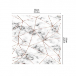 Blizgūs marmuriniai stalvir&scaron;iai Sieniniai lipdukai Baldai Ra&scaron;omasis stalas Auk&scaron;tos kokybės plėvelė vandeniui atsparūs lipdukai Nuimami restauruoti namų lipdukai