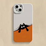 Animacija Mada Puikus mink&scaron;tas telefonas skirtas iPhone Max XR 8 Pro X 11 13 XS Plus 6s 12 Mini 6 14 7 Silikoninis silicio tiesus TPU mink&scaron;tas dėklo dangtelis for Iphone 11