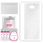 apgo Ultra Clear Protective Skin Sticker for the back compatible with Sony Xperia 10 Plus, Wrap Film, Hydrogel Film, Flexible, Soft TPU with positioni