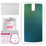 apgo Protective Skin Sticker for the back compatible with Doogee BL7000, Wrap Film, Foil, Vinyl - Pattern Carbon Chameleon CAKA1