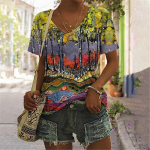 Mar&scaron;kinėliai Moteri&scaron;ki gradiento kra&scaron;tovaizdžio dėmių ra&scaron;tai Paauglių mar&scaron;kinėliai Unisex drabužiai Vintažiniai gatvės drabužiai Kasdienis stilius Mada Gatvės apranga XS