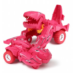 Transformuojantis dinozauras Automobilio deformacija Automobilių žaislai Inercinis slydimas Dino automobilis Automatinė transformacija Žaislas berniukai Nuostabios dovanos Vaikų žaislas raudona