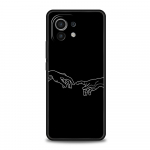 Juodos ir baltos linijos madingas telefono dėklas, skirtas Xiaomi 14 13T 12T Pro 12 13 11 Ultra Mi Note 10 Lite 10T 11X Pro 11T 11i 9T dangtelis Xiaomi 13T