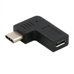 90 laipsnių USB įvesties C tipo i&scaron;vesties adapteris, moteri&scaron;kas-vyri&scaron;kas jungties keitiklis, palaikantis įkrovimą ir duomenų perdavimą