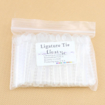 1 pakuotė / 40 ortodontinių elastinių juostų, skirtų breketams