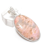 Rhodochrosite Gemstone Handmade 925 Sterling Silver Jewelry Pendant 1.93 j2q52