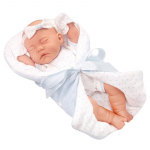 30 cm skalbiama, tikrovi&scaron;ka, mink&scaron;ta, rankomis nudažyta imitacija Baby Reborn Doll Vaikai lydi žaidimo lėlę 30CM