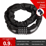 Elektrinio motociklo apsaugos nuo vagystės grandininė spyna dviračiams ir durims