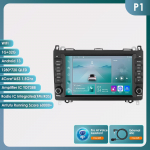 Hizpo 8 Automobilio radijas Mercedes Benz W169 W245 B200 W906 Sprinter W639 Vito, belaidis CarPlay Android Auto 4G DSP RDS 2din DVD, i&scaron;manusis ekranas P1 4Core 1G 32G AI